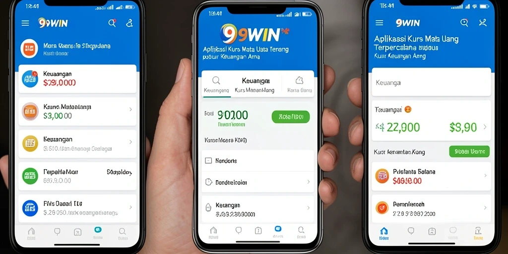 Tampilan antarmuka 9WIN yang menarik dan informatif.