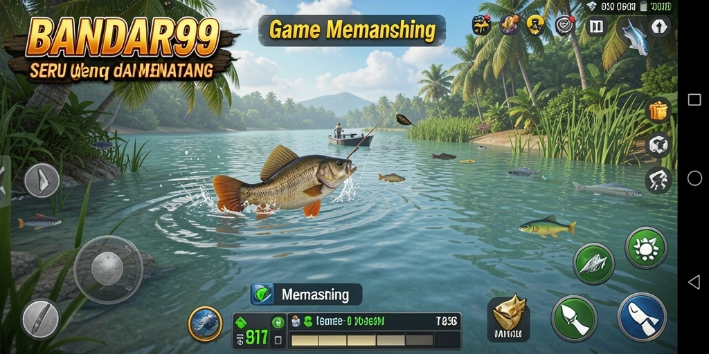 Antarmuka BANDAR99 menampilkan pengalaman memancing yang menarik dan interaktif.