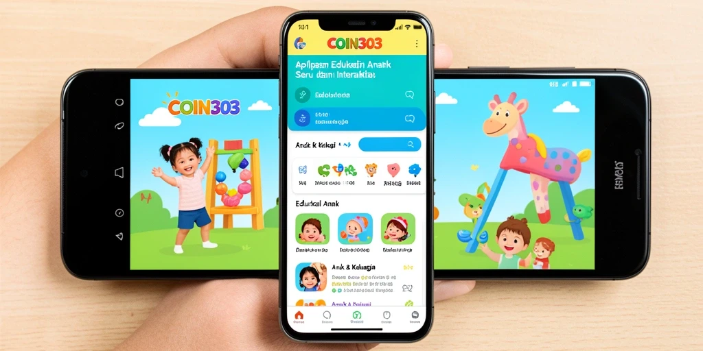 Antarmuka COIN303 yang ramah anak dan interaktif.