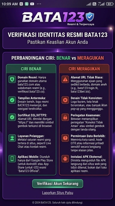 Halaman Resmi Unduh APK bata123 untuk Pengguna Android